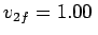 $v_{2f}=1.00\,$