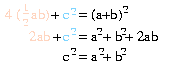 Algebraic expansion of text